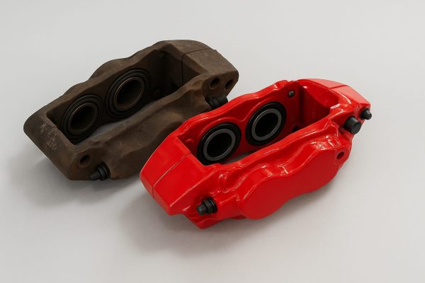 refurbished and powder coated calipers